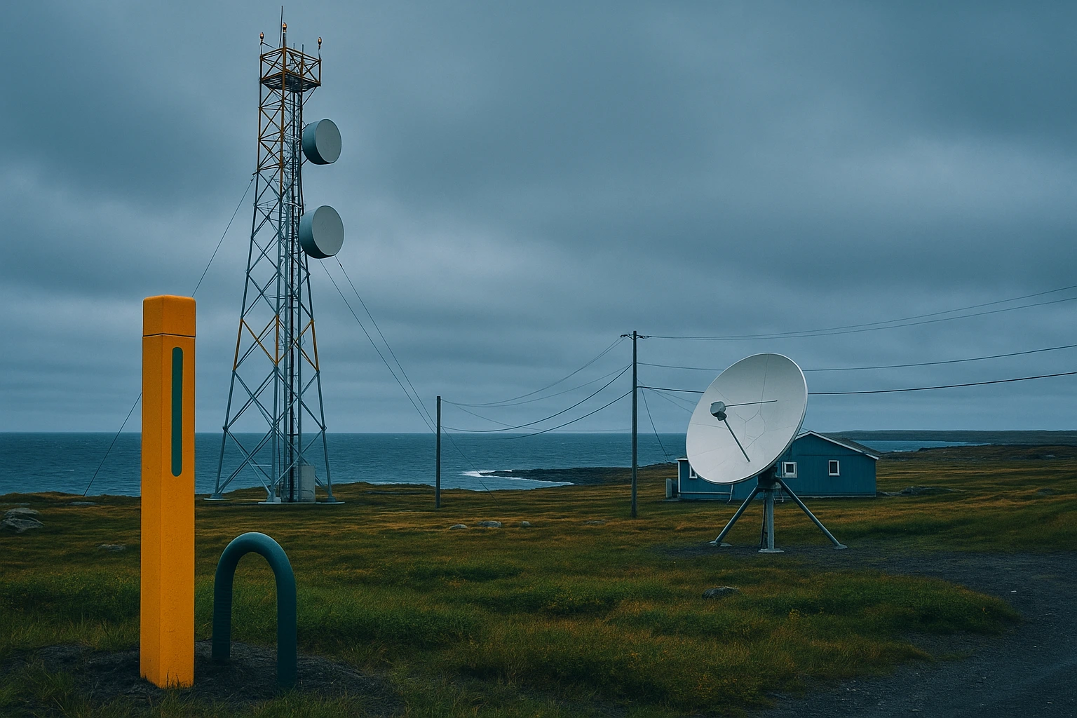Infrastructure de télécommunications hybride dans un village côtier isolé du Nord-du-Québec