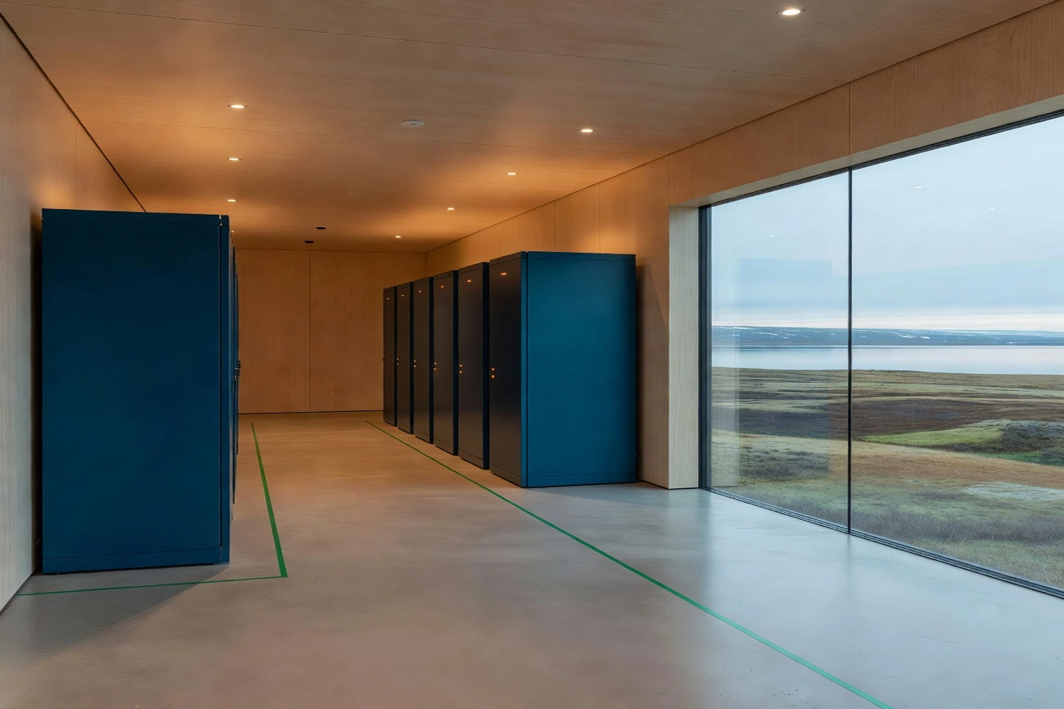 Salle de serveurs locale dans un bâtiment administratif du Grand Nord québécois