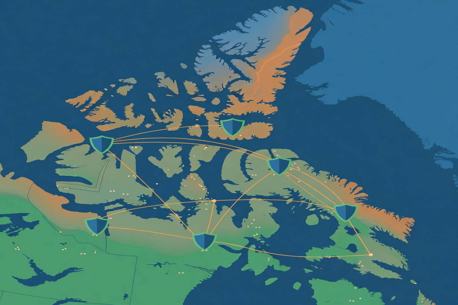Visualisation géographique des données territoriales du Nunavik et de l'Eeyou Istchee