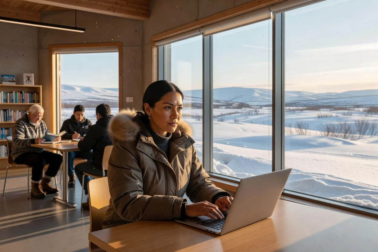 Atelier de formation professionnelle au Nunavik