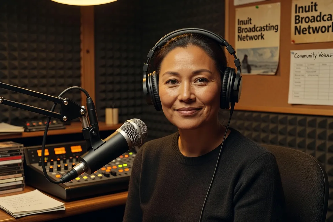 Studio de la radio communautaire Puvirnituq FM